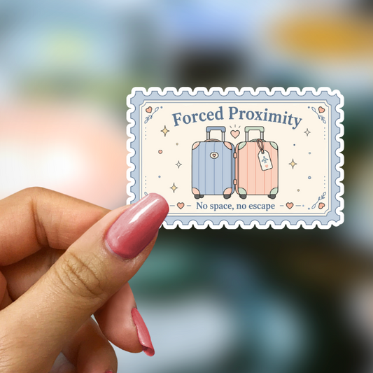 Bookish Vinyl Holographic Sticker - Forced Proximity