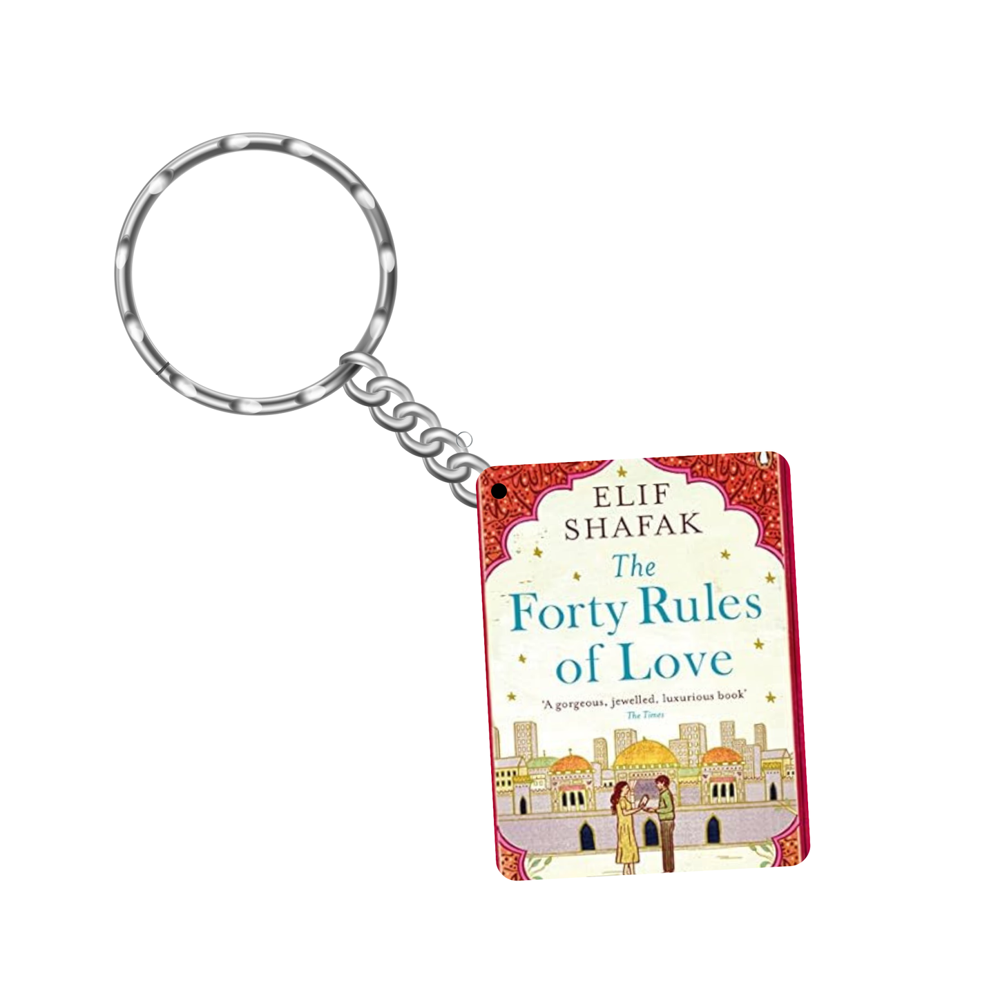 Bookcover Keychain - Customisable / Keyring: Your Favorite Bookcover in Miniature!
