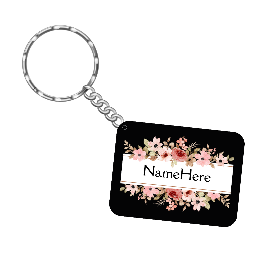 Personalized Name Keychain – Bag Tag for Kids, Backpack Name Tag, Diaper Bag Label, Lunchbox Key Ring Gift