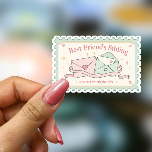 Bookish Vinyl Holographic Sticker - Best Friend's Sibling
