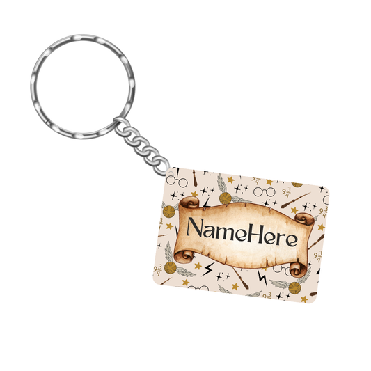 Personalized Name Keychain – Bag Tag for Kids, Backpack Name Tag, Diaper Bag Label, Lunchbox Key Ring Gift