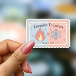 Bookish Vinyl Holographic Sticker - Enemies to Lovers