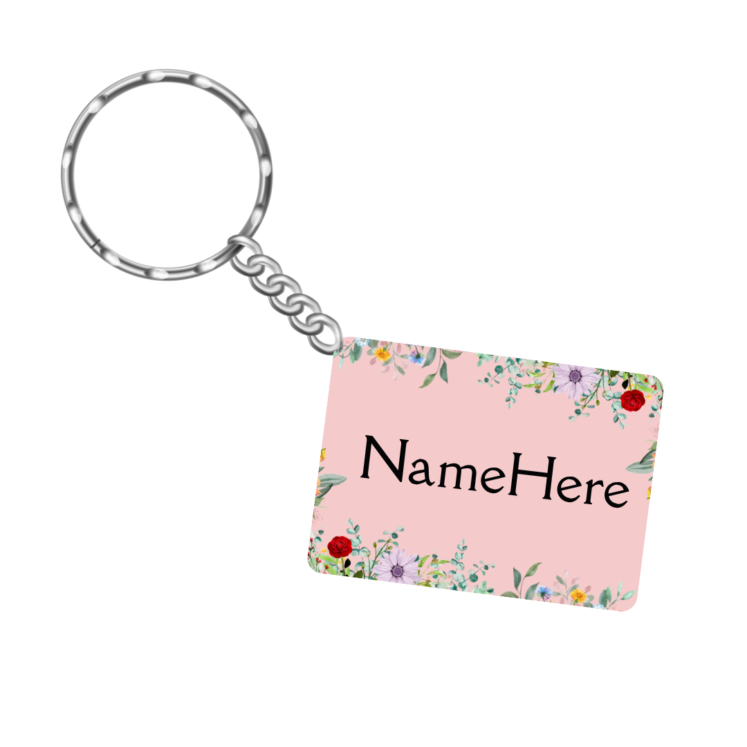 Personalized Name Keychain – Bag Tag for Kids, Backpack Name Tag, Diaper Bag Label, Lunchbox Key Ring Gift