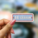 Bookish Vinyl Holographic Sticker - Off Campus - 44 Graham