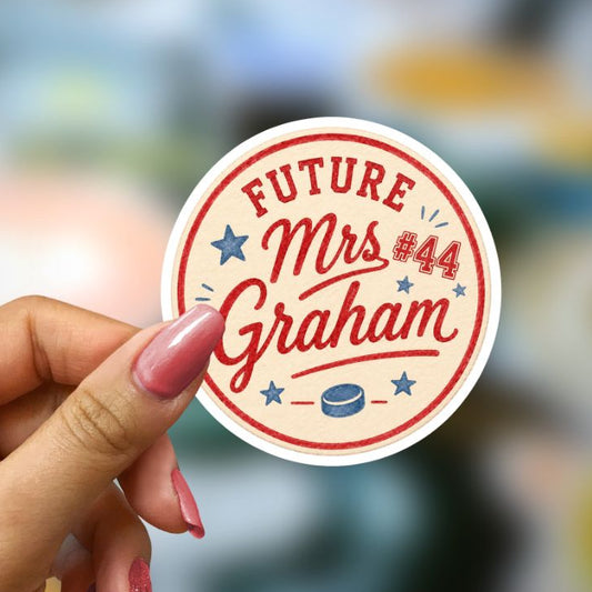 Bookish Vinyl Holographic Sticker - Off Campus - Future Mrs Graham