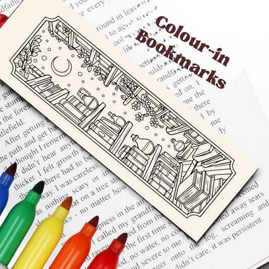 Diy Colouring Bookmark - Booknook