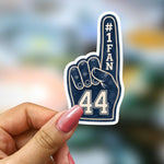 Bookish Vinyl Holographic Sticker - Off Campus - #1 Fan 44