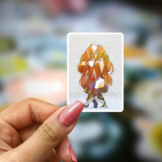 Bookish Vinyl Holographic Sticker - Manga - Houseki no Kuni - Statue Art Bust - Sphene