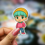 Bookish Vinyl Holographic Sticker - Kpop Demon Huntrix - Baby Saja