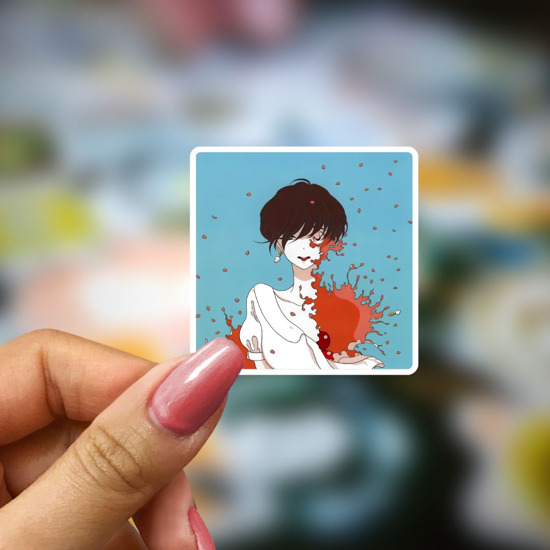 Bookish Vinyl Holographic Sticker - Manga - Houseki no Kuni - Pseudomorph of Love