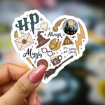 Bookish Vinyl Holographic Sticker - Harry Potter Magical Wizards Heart