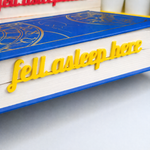 Fell Asleep Here – Page Insert Bookmark - Yellow