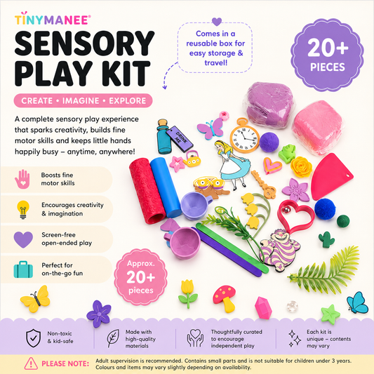 Alice in Wonderland - TinyManee Sensory Play Kit
