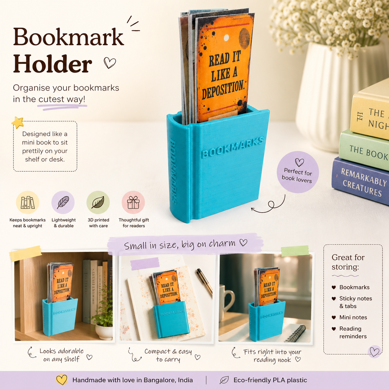 Compact Bookmark Holder