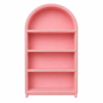 Miniature Arched Bookshelf – fits Tuneemanee Miniature Books - Pink