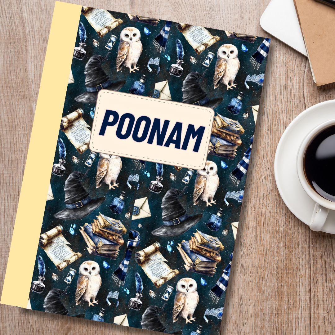 Premium Personalised B5 Notebook / Journal - Harry Potter Ravenclaw Inspired