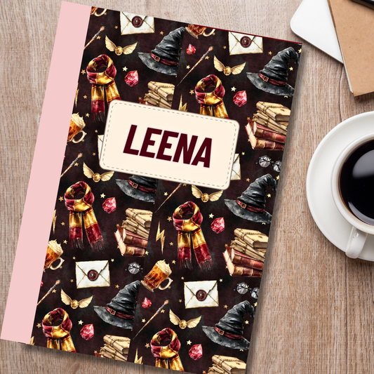 Premium Personalised B5 Notebook / Journal - Harry Potter Gryffindor Inspired