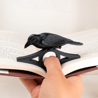 Black Raven Page Holder – A Mysterious Companion for Every Book Lover 🖤📖