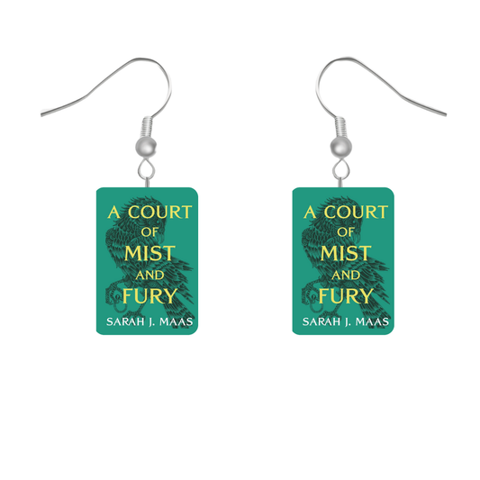 Miniature Book Cover Earrings