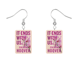 Miniature Book Cover Earrings