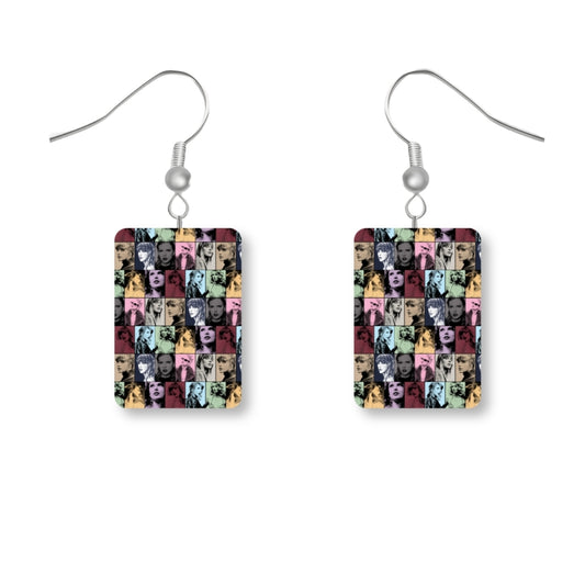 Taylor Swift Inspired Dangle Earrings - Eras Mosaic