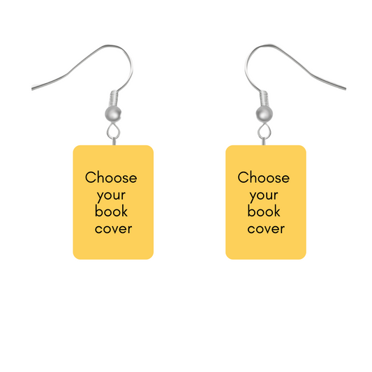 Miniature Book Cover Earrings - Choose your book