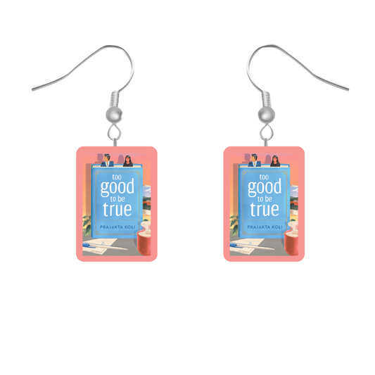 Miniature Book Cover Earrings