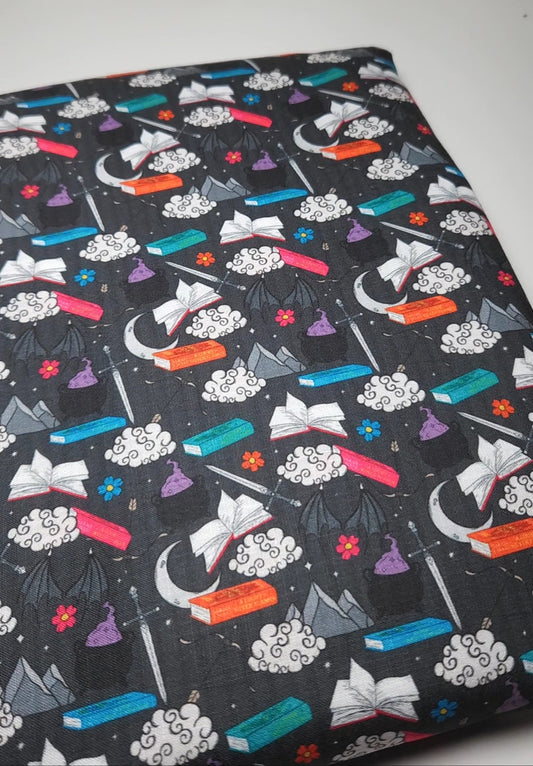 ACOTAR Inspired Fabric Dust Jacket — Protect Your Books in Style