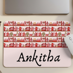 Personalised Sweetheart Bookshelf Mouse Pad