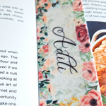 Floral Inspired Felt Bookmark - Personalised