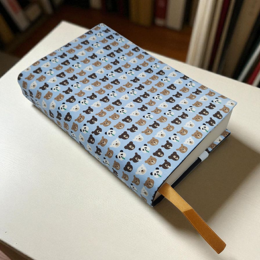 Mini Bears Fabric Dust Jacket — Protect Your Books in Style