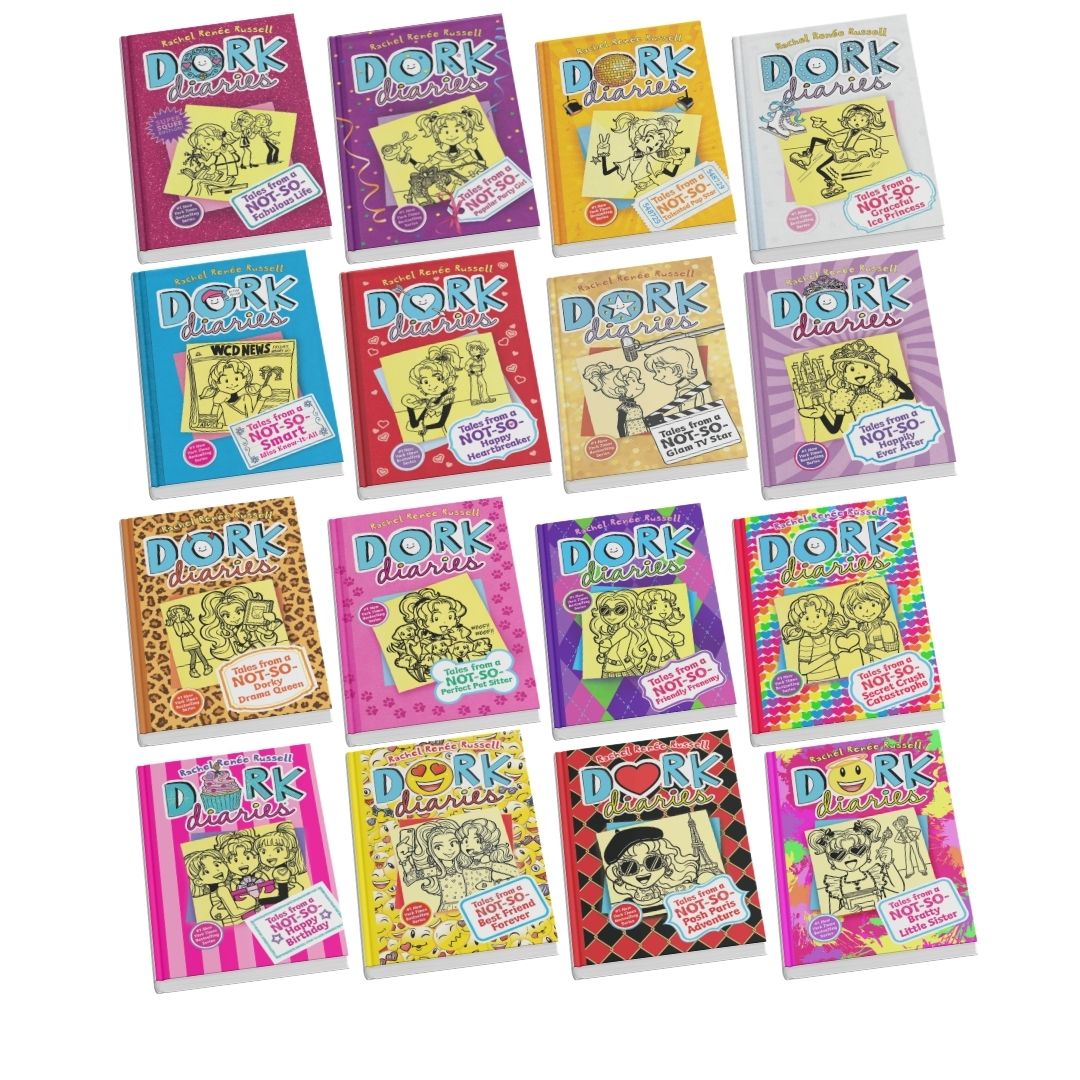 Dork Diaries - Miniature Books Replicas Books 1 - 16