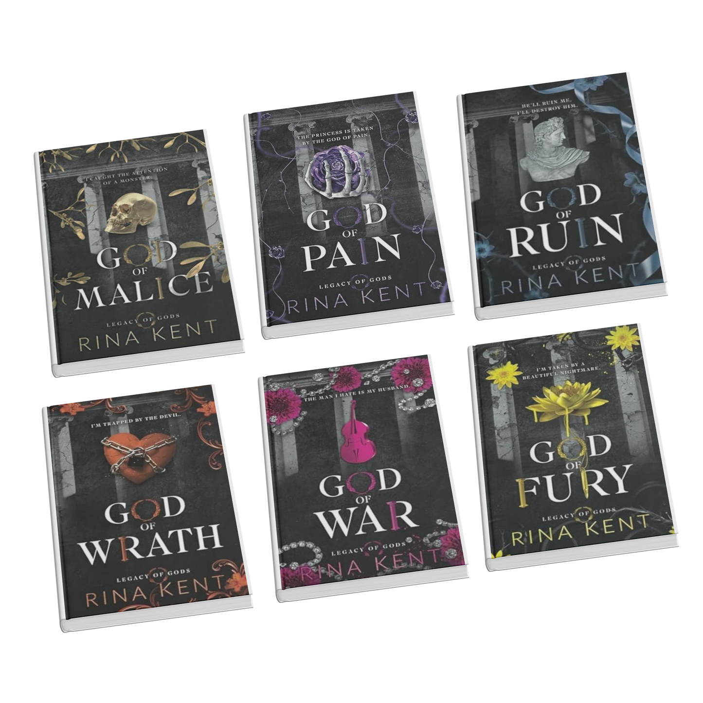 Rina Kent - Miniature Books Replicas  - Legacy of Gods
