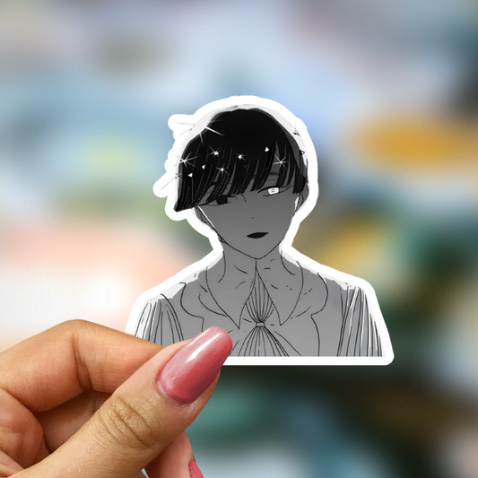 Bookish Vinyl Holographic Sticker - Manga Phosphophyllite Moon Phos