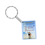 Bookcover Keychain - The Kite Runner Khaled Hosseini  Bookcover in Miniature!