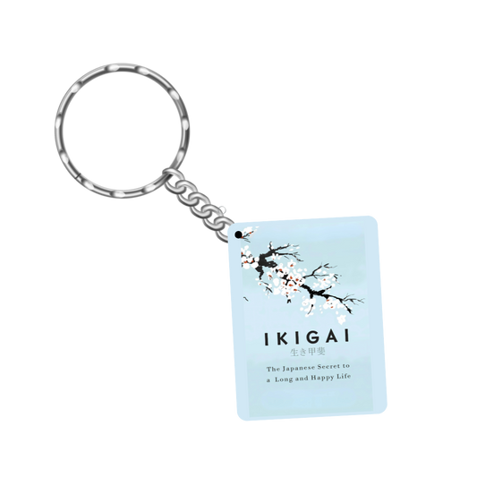 Bookcover Keychain - Ikigai Bookcover in Miniature!