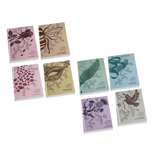 Bridgerton Series (Illumnicrate Edition) - Miniature Books Replicas (8 miniature book set)