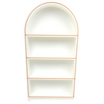 Miniature Arched Bookshelf – fits Tuneemanee Miniature Books White