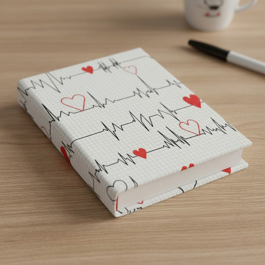 Love ECG Fabric Dust Jacket — Protect Your Books in Style