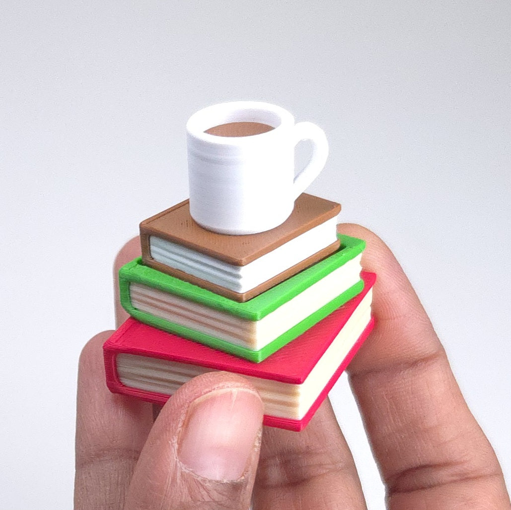 Book Fidget Clicker – Cute, Satisfying, Bookish! 📚 - Book stack (mug version)