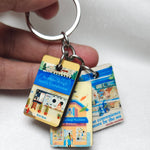 Miniature Book Trio Keychain – Choose Any 3 Titles