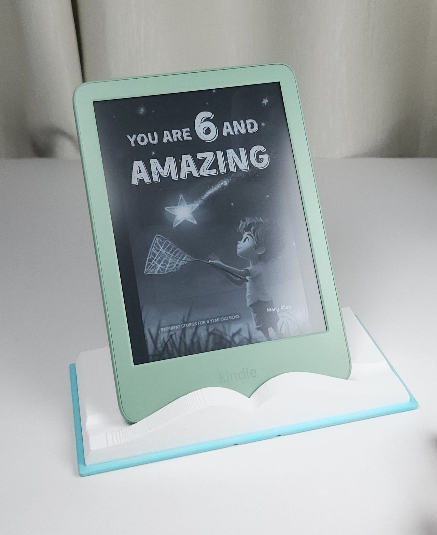 Open Book Kindle Stand | E-Reader Holder | Bookish Desk Decor | Reader Gift